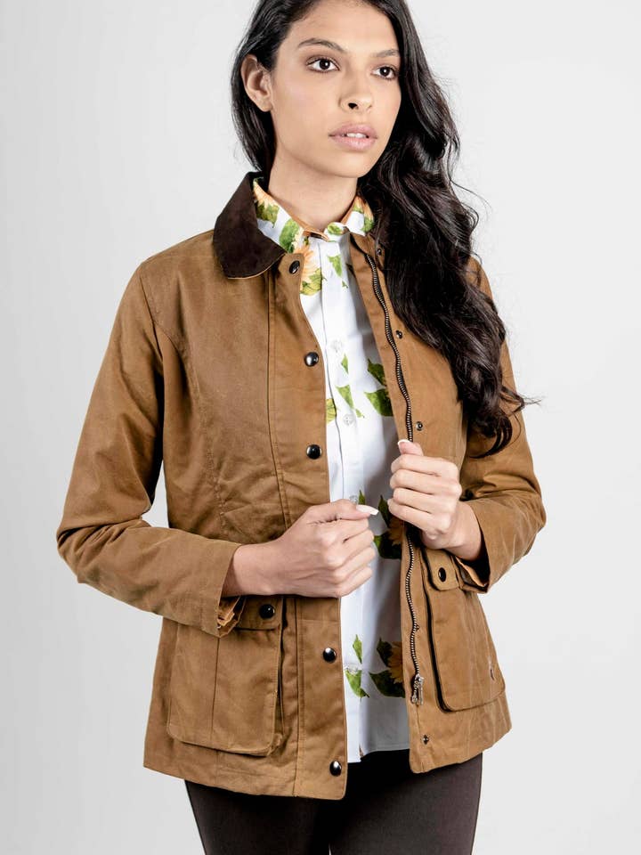 JUNE Wax Jacket for wholesale by HARTWELL