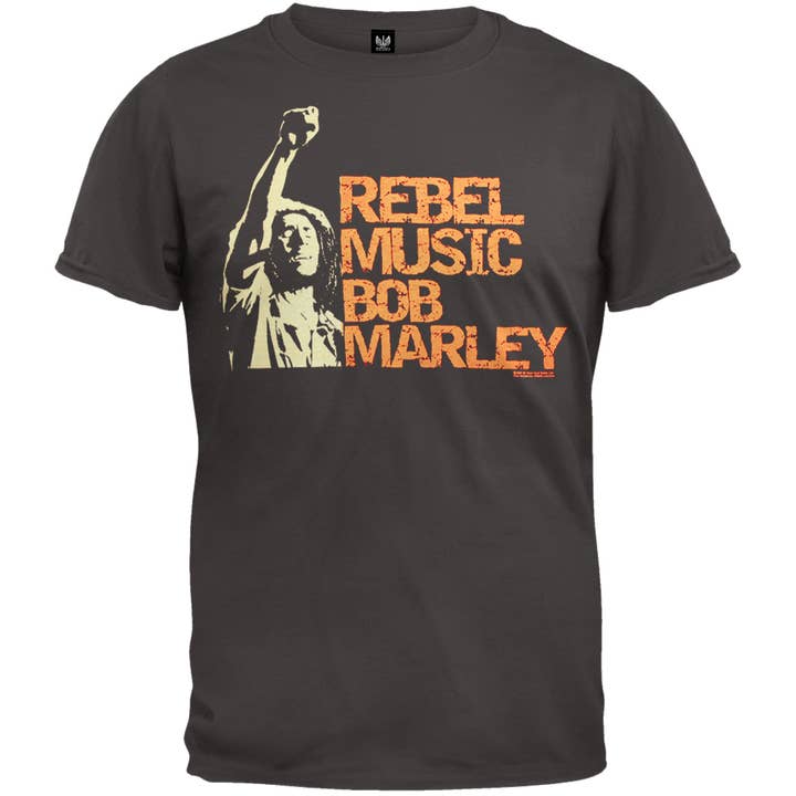 Bob Marley - Stacked Rebel Music Men's T Shirt for wholesale by Official Store