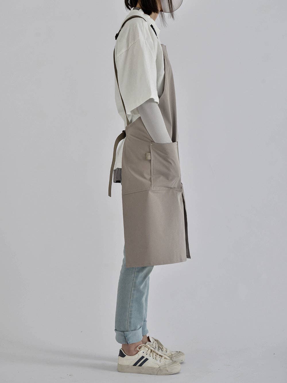 Gohobi （We cover U.S. import duties） - Wholesale Apron - Gohobi Japanese Waterproof Cotton Canvas Apron4