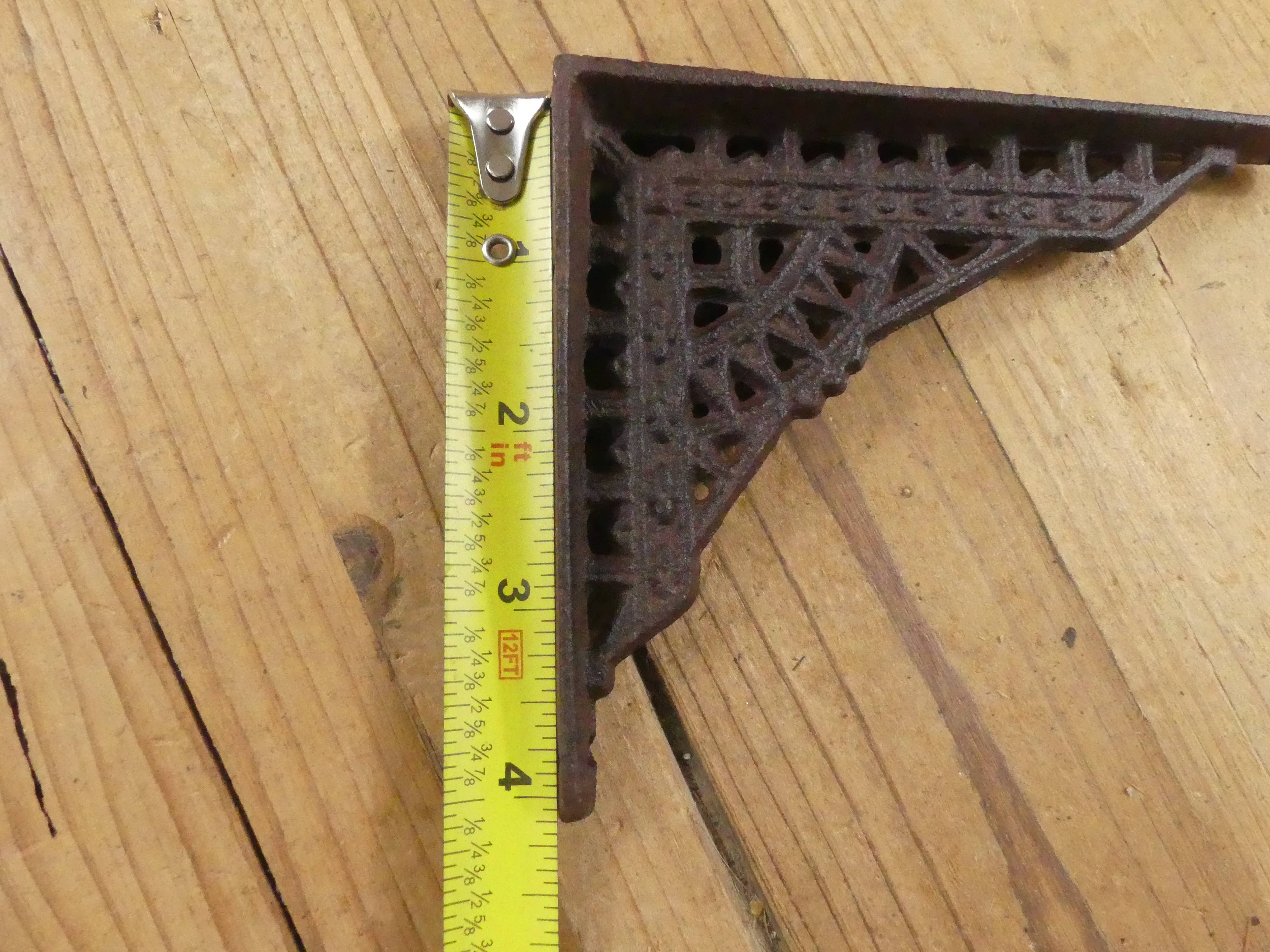 Midwest Craft House - Wholesale Wall Accent - CAST IRON BRACKET 4 1/8" X 5 1/8"3