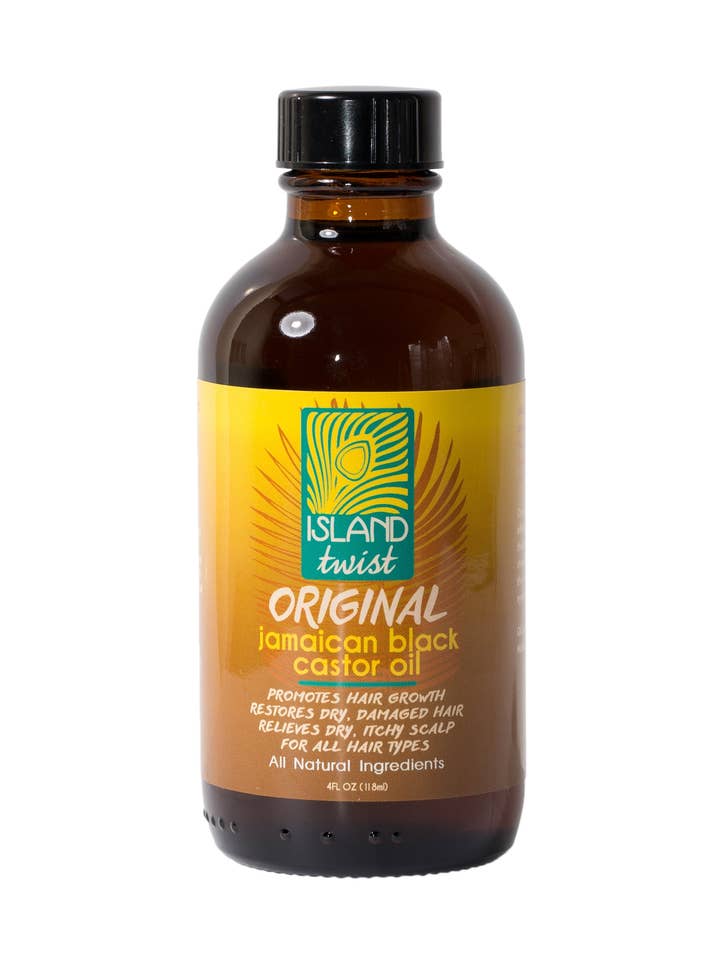 Authentic Jamaican Black Castor Oil (4 oz) for wholesale by Island Twist