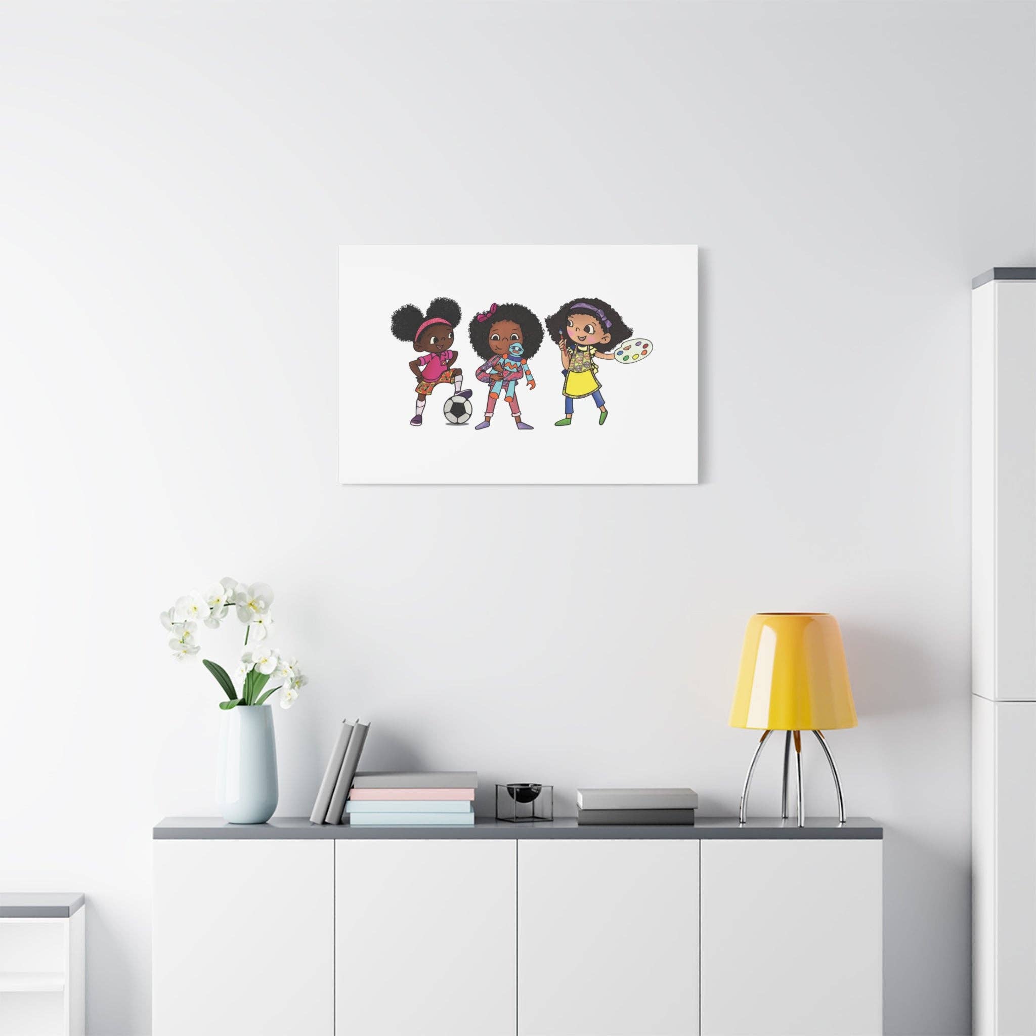 Ikuzi Dolls - Wholesale Art Print - Kids & Baby - Kids' Canvas Wall Art - Playful Characters for Creative Spaces106