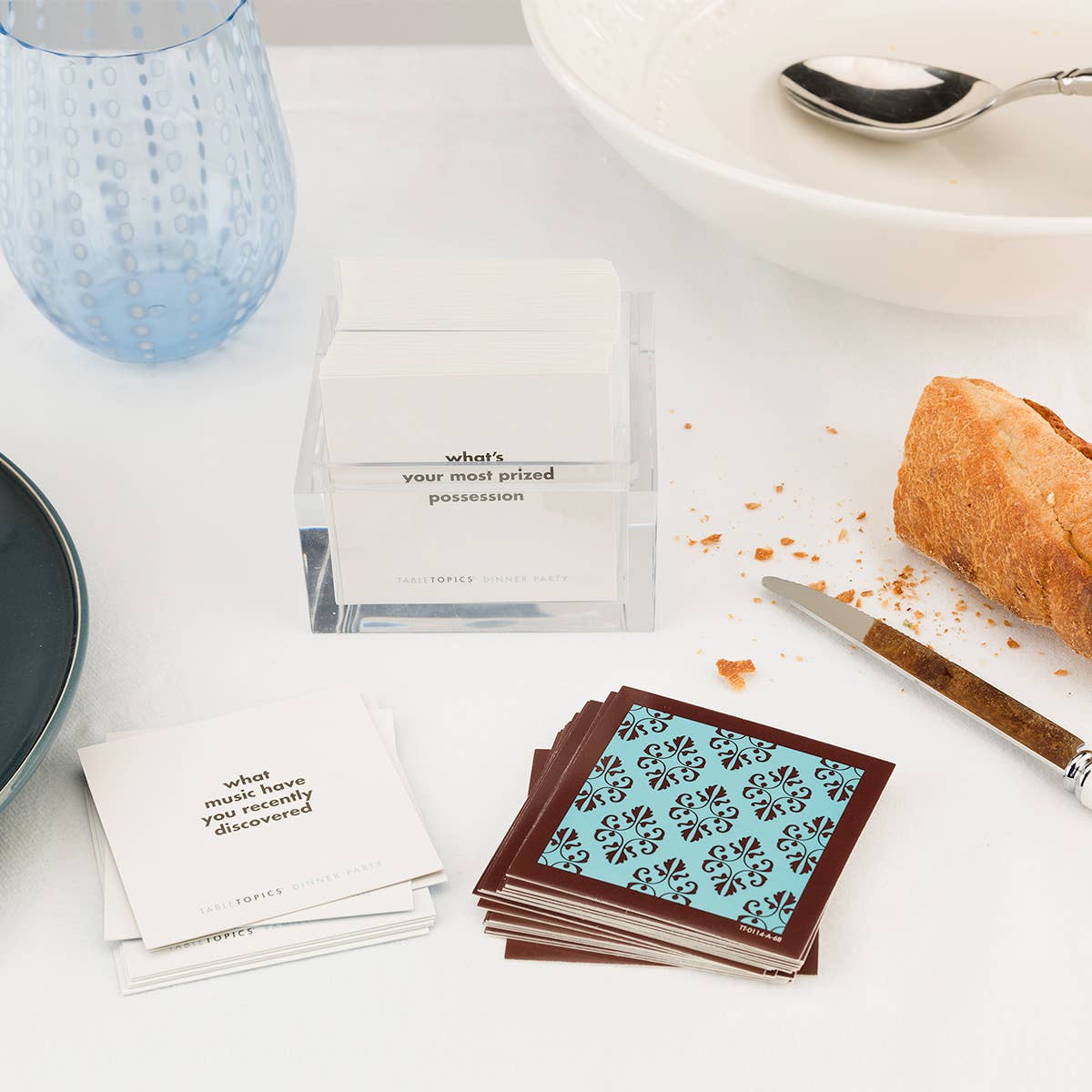 TableTopics - Wholesale Card Game - TABLETOPICS DINNER PARTY - Conversation Starter Questions4