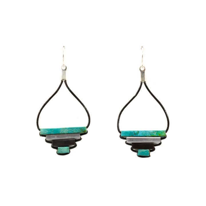 Old Blood Jewelry & Wears - Vendita all'ingrosso Orecchini pendenti - Orecchini Teocalli Pyramid - Piccoli3