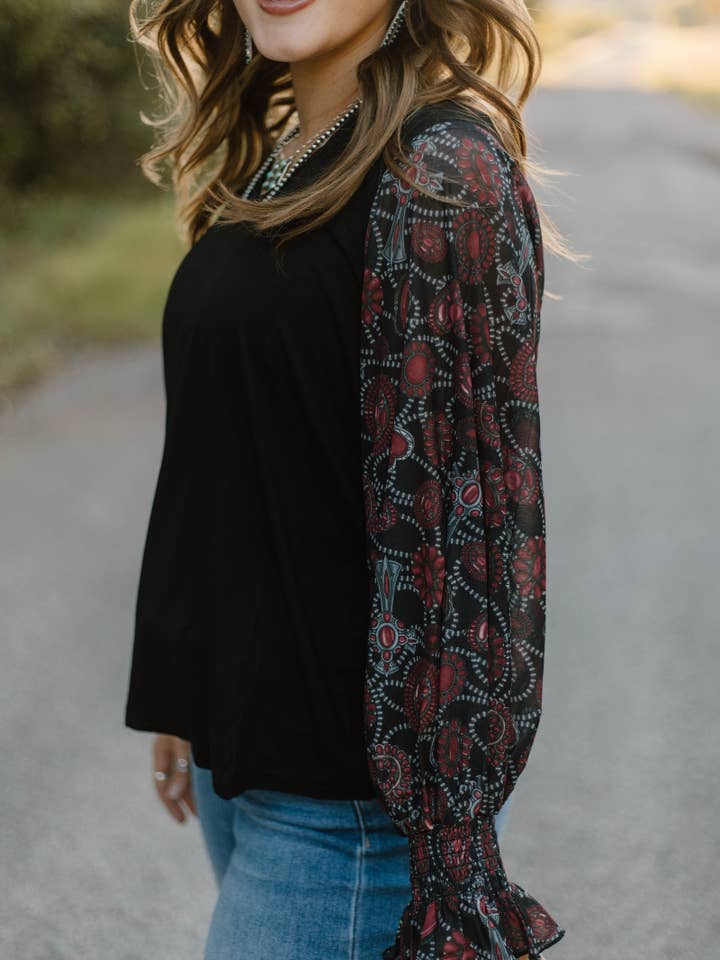 Sterling Kreek - Wholesale Blouse - Women's - Pearls in December2