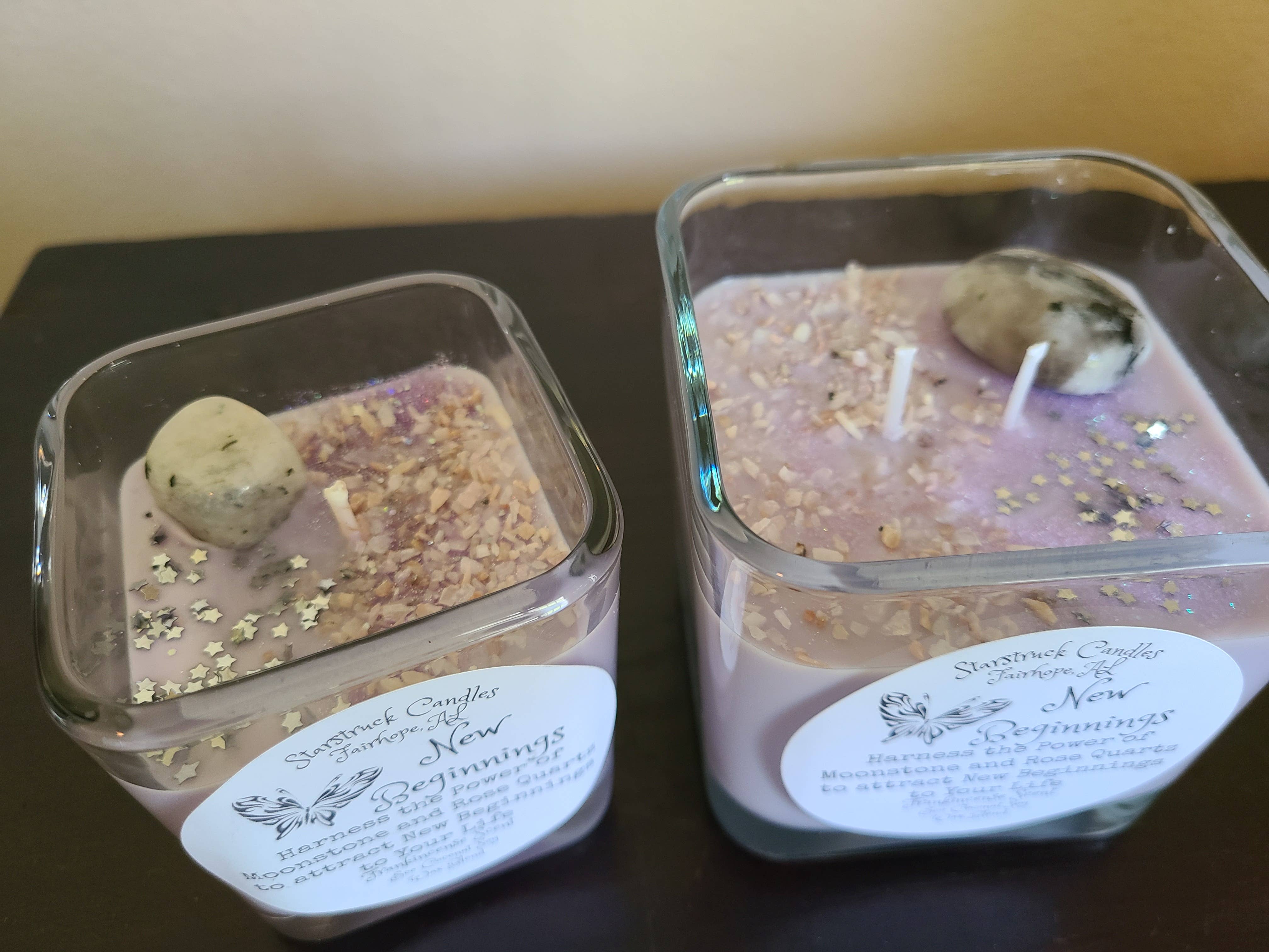Starstruck Candles - Wholesale Jar/Filled Candle - New Beginnings Intention Candle3