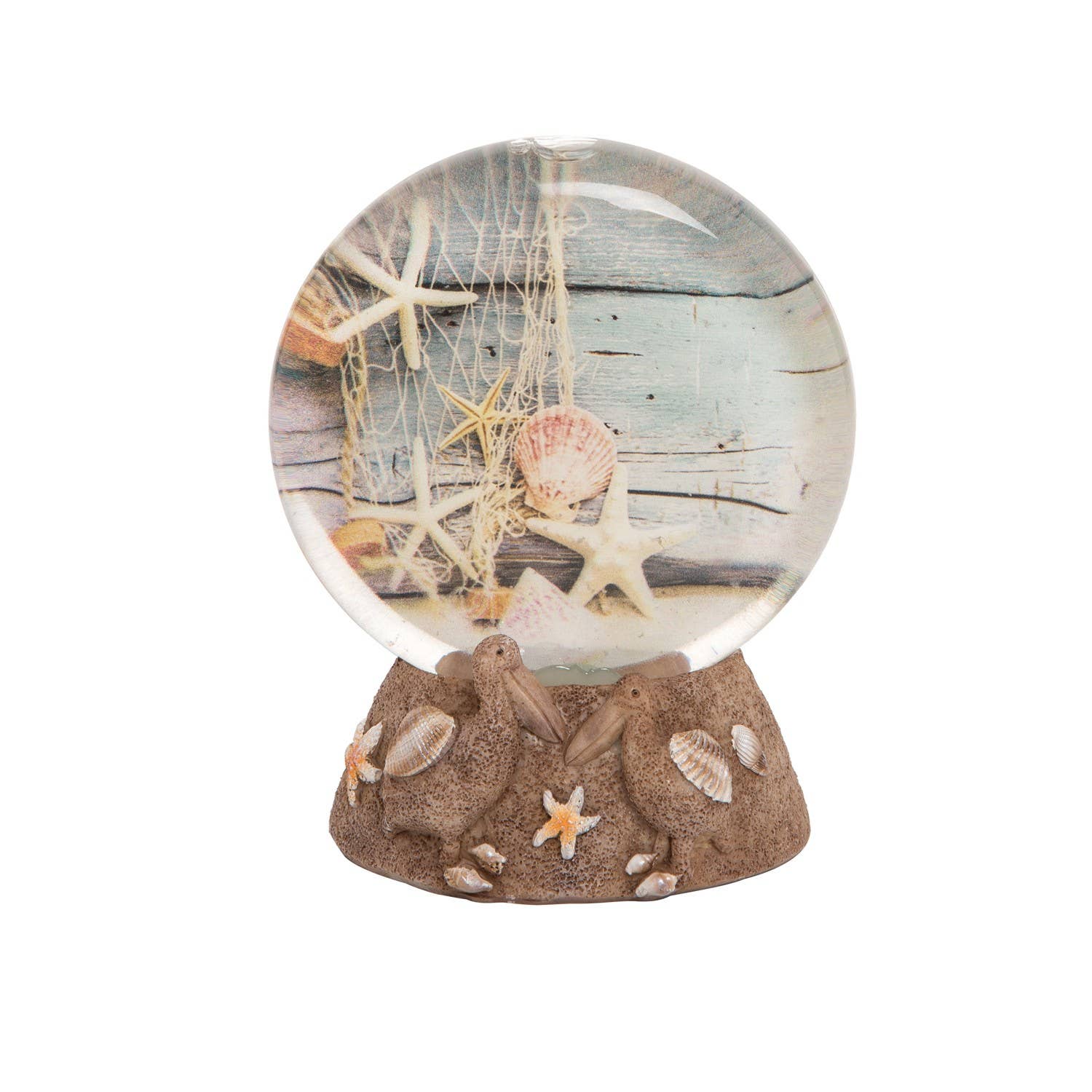 Beachcombers - Wholesale Decorative Tabletop Object - SALE Pelican & Starfish Water Ball0
