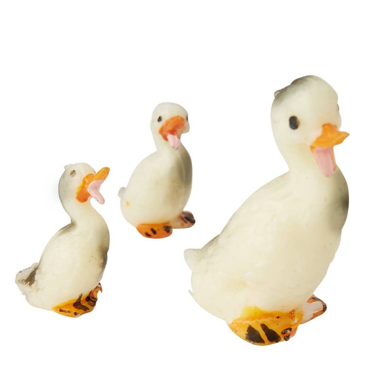 Factory Direct Craft - Wholesale Decorative Tabletop Object - Miniature Momma Goose with 2 Goslings Figurines 3-piece set2