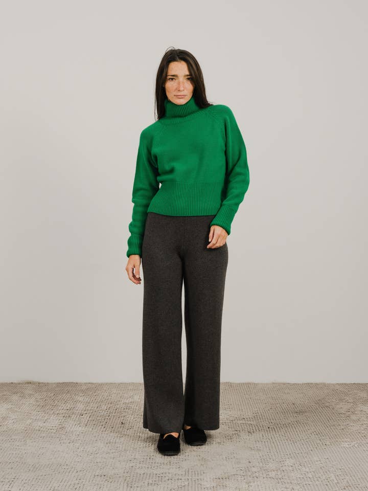 Lèmme - Wholesale Knit Sweater - Women's - Cashmere Mix Roll-Up Cuff Turtleneck Sweater27