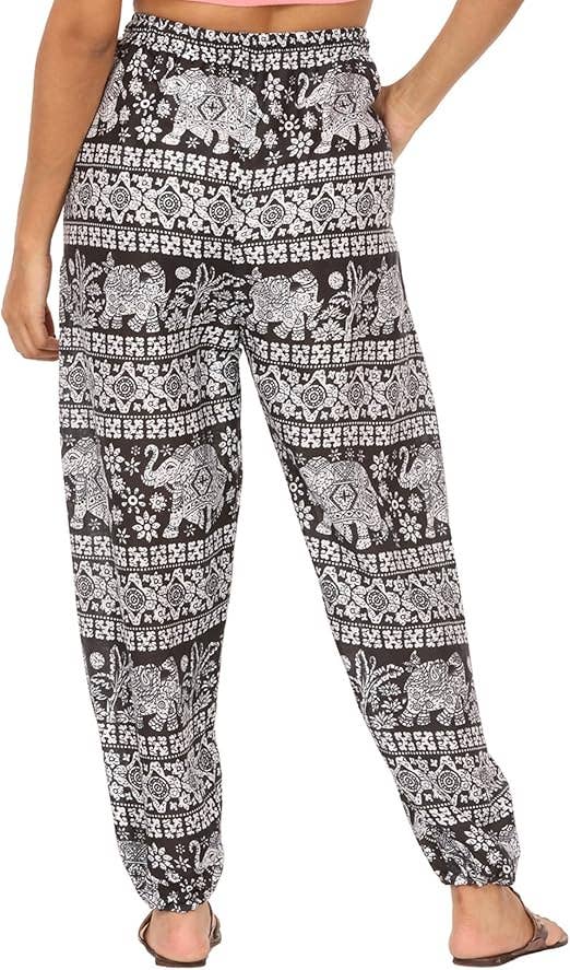 bhavnas boutique – Großhandel Hose – Damen – 5 Stück Verschiedene indische Haremshosen, Unisex-Yogahosen1