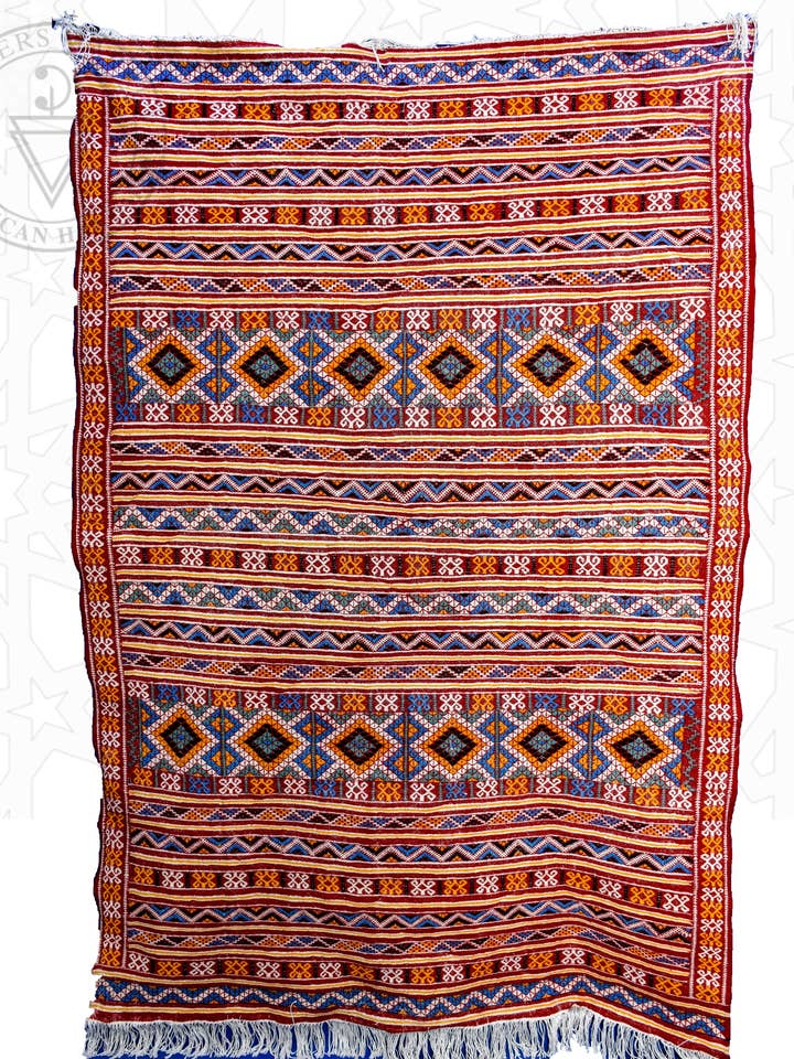 Alfombra marroquí kilim Flatweave para venta al por mayor de Berbers Market