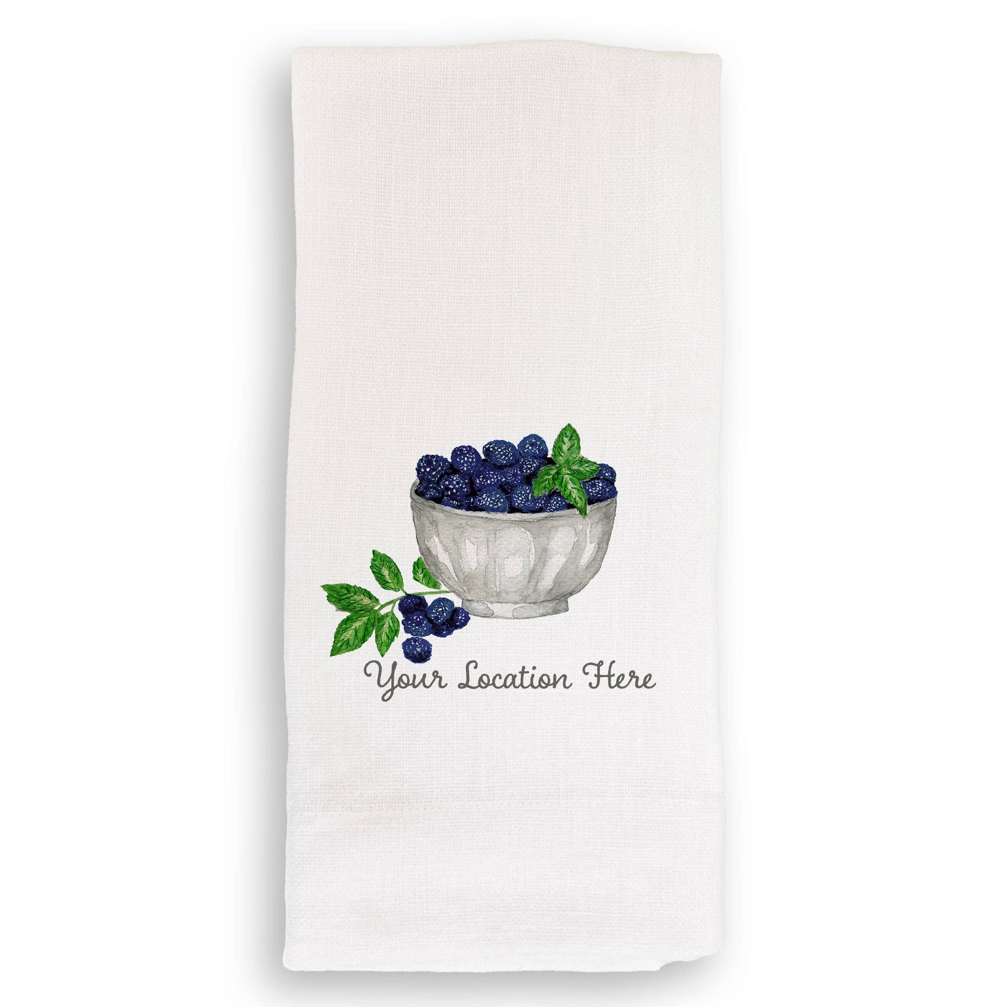 French Graffiti - Vente Torchons - Bol Blackberry avec emplacement2