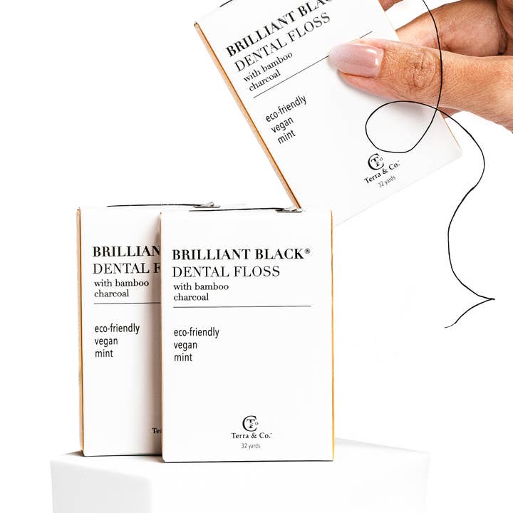 Terra & Co. - Wholesale Floss - Brilliant Black Dental Floss2