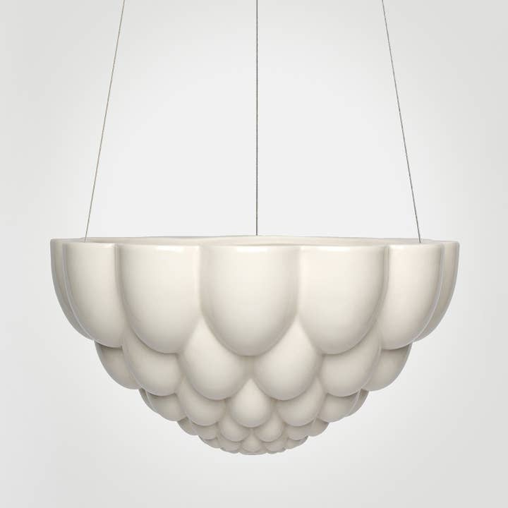 Jelly Hanging Planter White for wholesale by Angus & Celeste