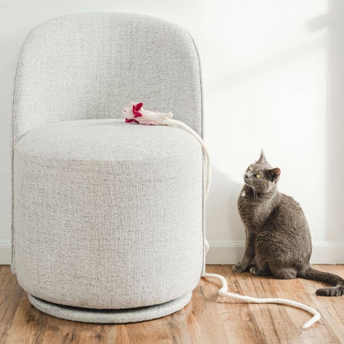 Cat in the Box LLC - Wholesale Pet Toy - Cat - Wool Axolotl Cat Toy with a 5-Foot Long Tether7