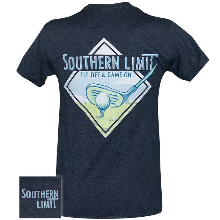 Southern Limit Tee Off Midnight Navy SS-90 for wholesale on Faire