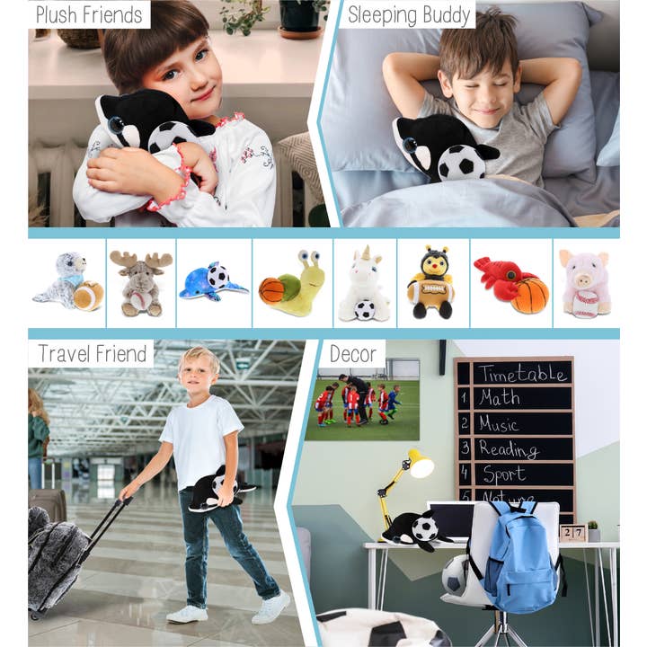 Cota Global – Großhandel Kuschel-/Plüschtier – Kind & Baby – Plüsch-Fußball - Großes Auge 6" Plüsch - Schwertwal3