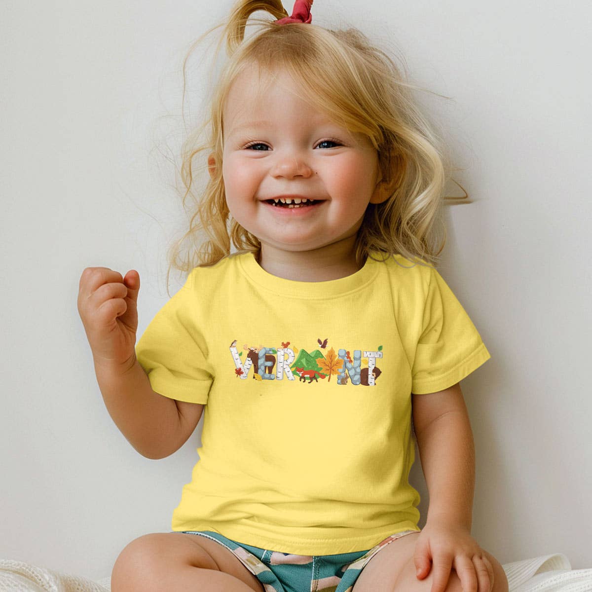 RetroPlanet - Wholesale T-Shirt - Kids - Vermont Whimsical Animals Unisex Toddler T-Shirt 2T-5/69