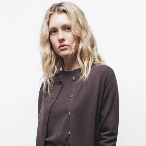 Plain Knit Cardigan (683014-22) for wholesale by Throttleman