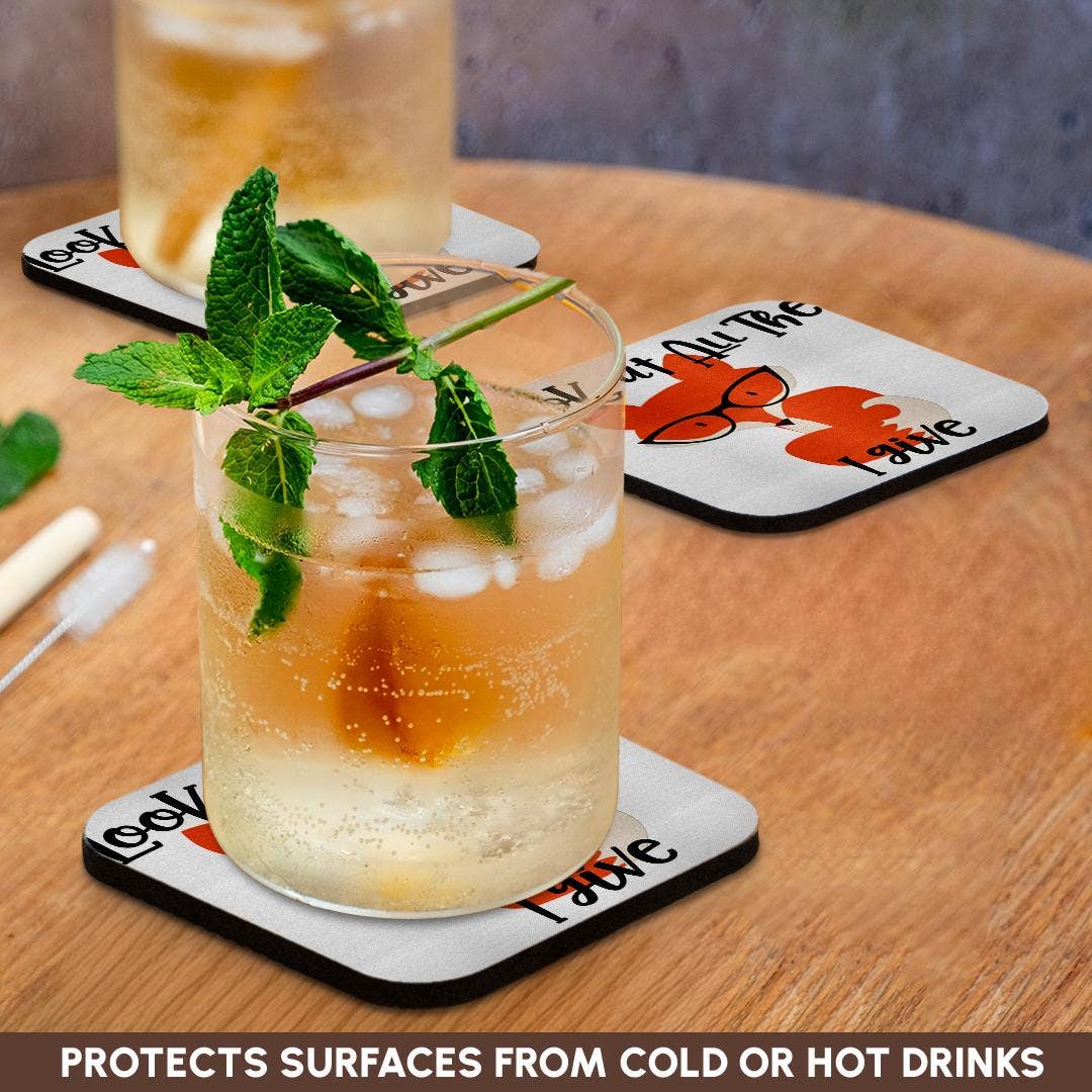 3dRose - Vendita all'ingrosso Sottobicchiere - 3dRose, Guarda Tutte le Volpi che Do, Sottobicchiere9