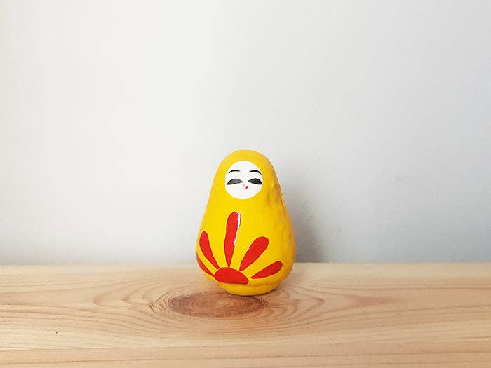 wagumi – wholesale Decorative figurine – Yellow Oh no Konbo by Sameshima Kōgei1
