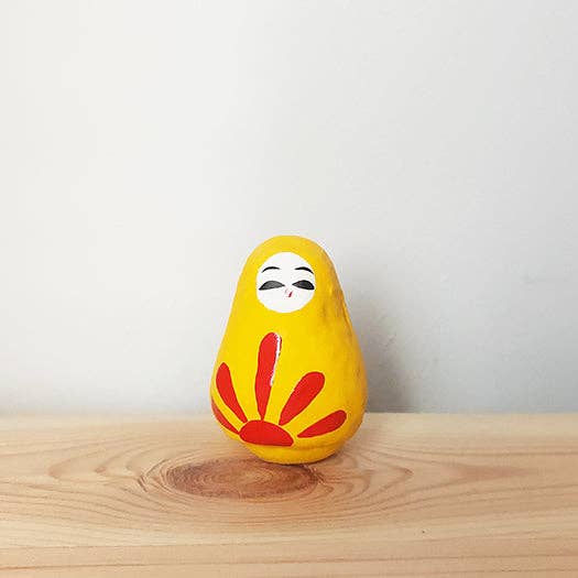 wagumi – wholesale Decorative figurine – Yellow Oh no Konbo by Sameshima Kōgei1