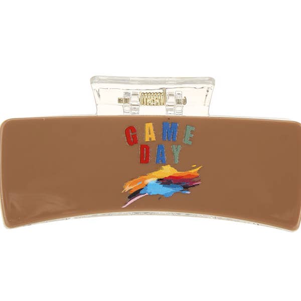 Nima Accessories Inc - Wholesale Hair Clip - Women's - Ladies 5 Assorted Colors Game Day Hair Claw Clip3