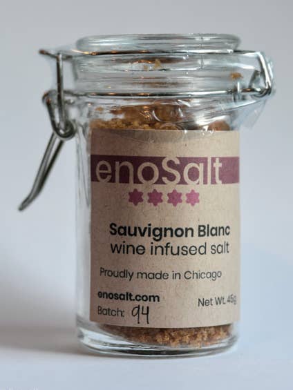 Sauvignon Blanc Wine Infused Salt for wholesale by Enosalt