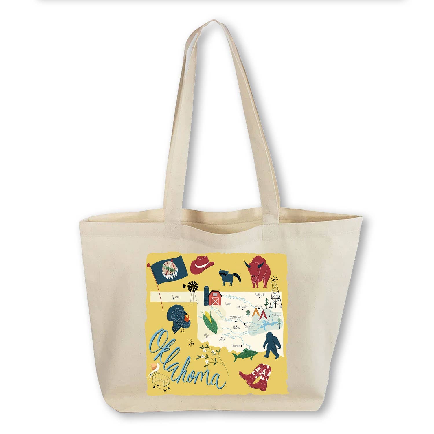 Works of Heart - Wholesale Tote Bag - Unisex - Home State Home: Canvas Totebag34