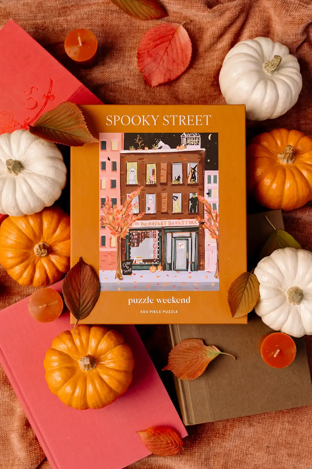 Puzzle Weekend - Wholesale Puzzle - Adult - Spooky Street 500 Piece Halloween Puzzle3