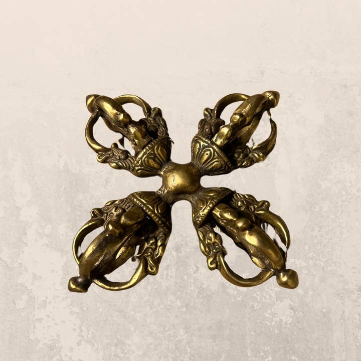 El Mago - Soulful Living - Wholesale Decorative Figurine - Double Dorje Vajra - Bronze2