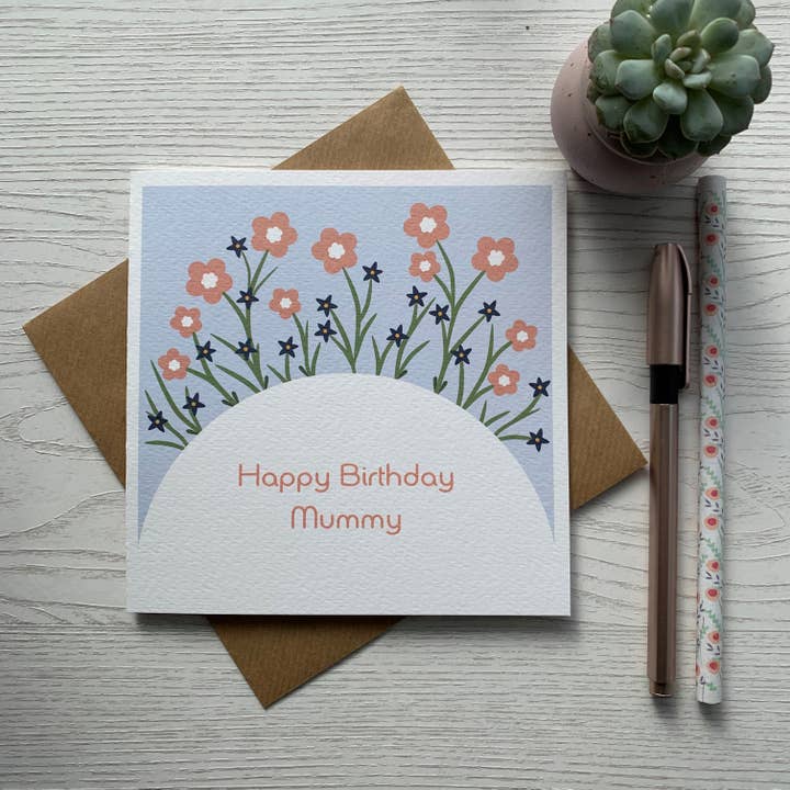 Happy Birthday Mommy Card for wholesale by Popsy & Plum
