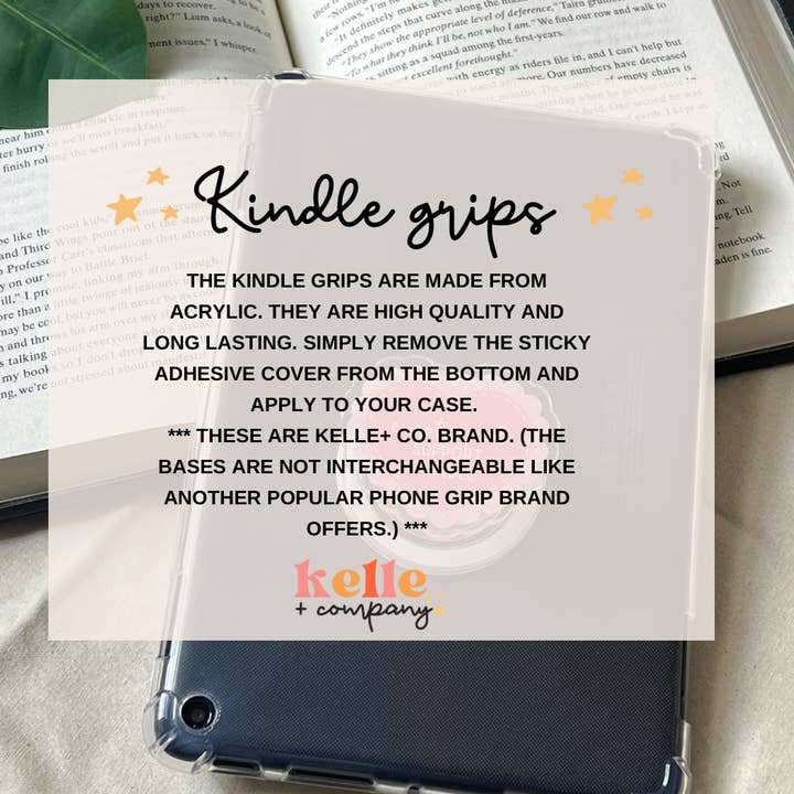 Kelle & Co. - Wholesale Phone/Tablet Stand - Reading smut kindle grip | kobo grip | smut reader | bookish