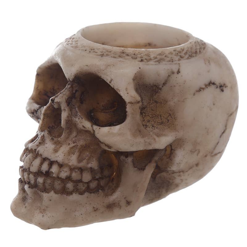 Puckator Ltd – wholesale Candle holder – Skull Tea Light Candle Holder1