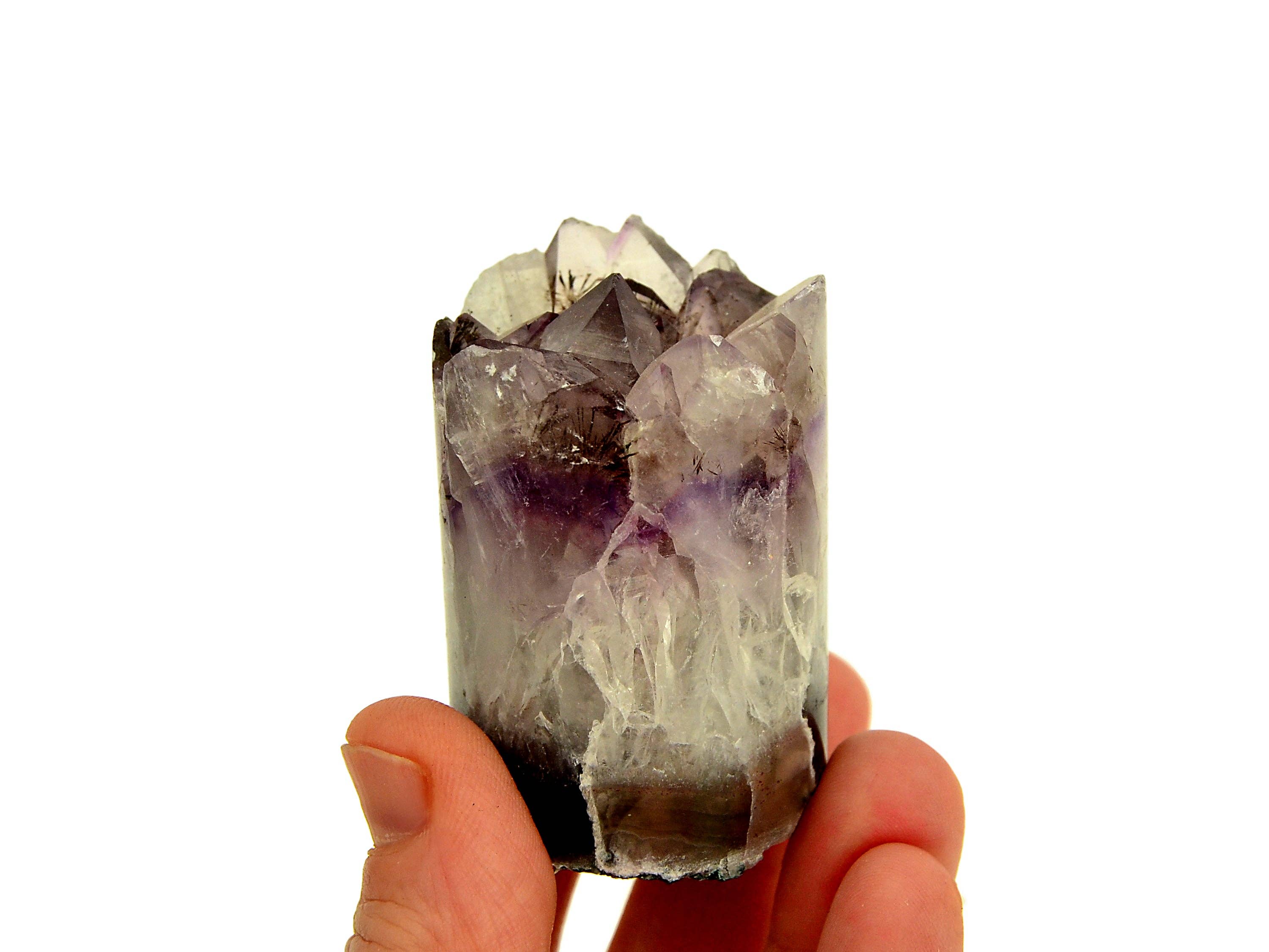 Kaia & Crystals - Wholesale Spiritual Stone/Crystal - Amethyst Druzy Cylinder (40mm - 70mm)1