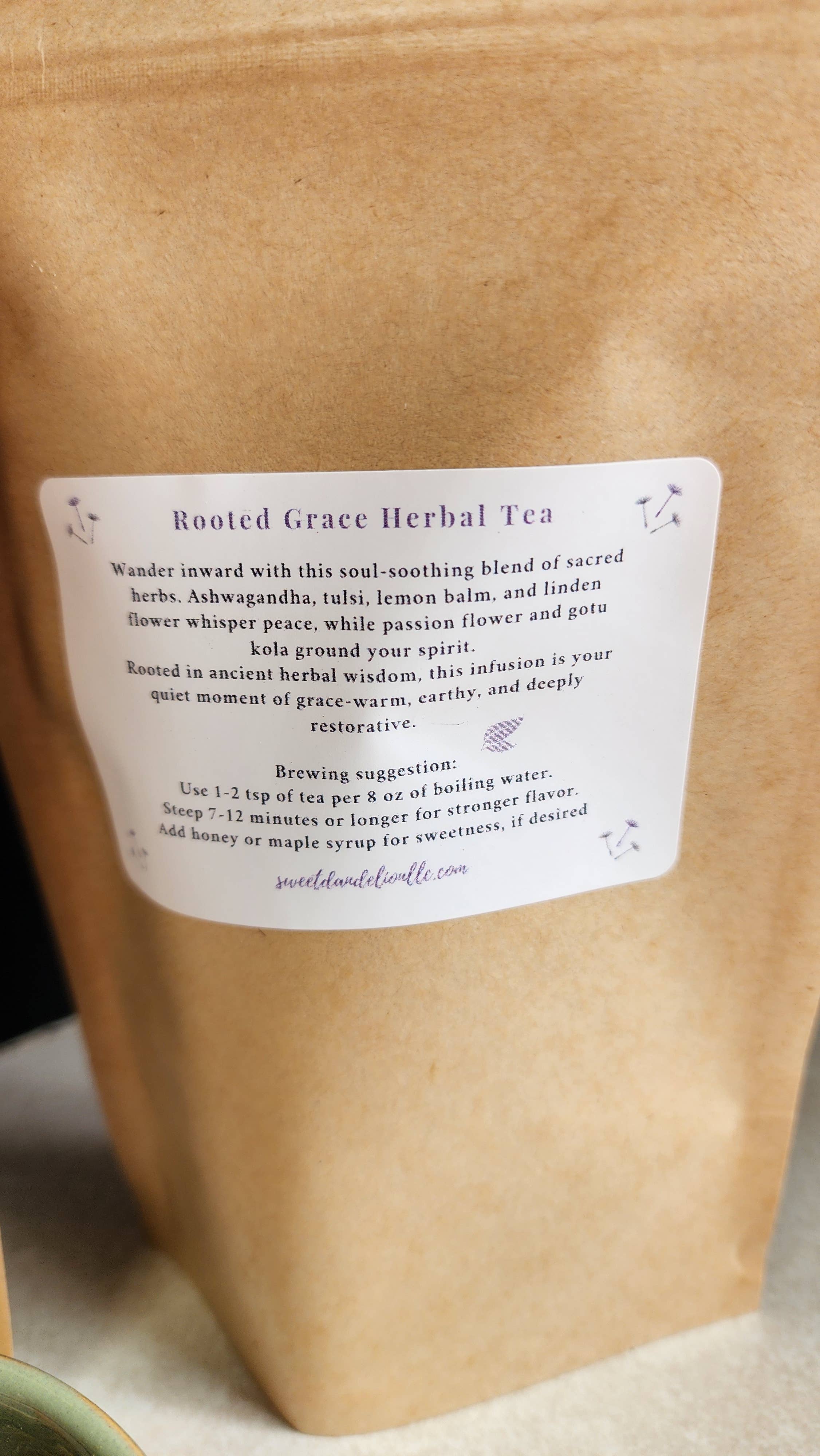 Sweet Dandelion, llc - Wholesale Loose Tea - Rooted Grace Herbal Tea5