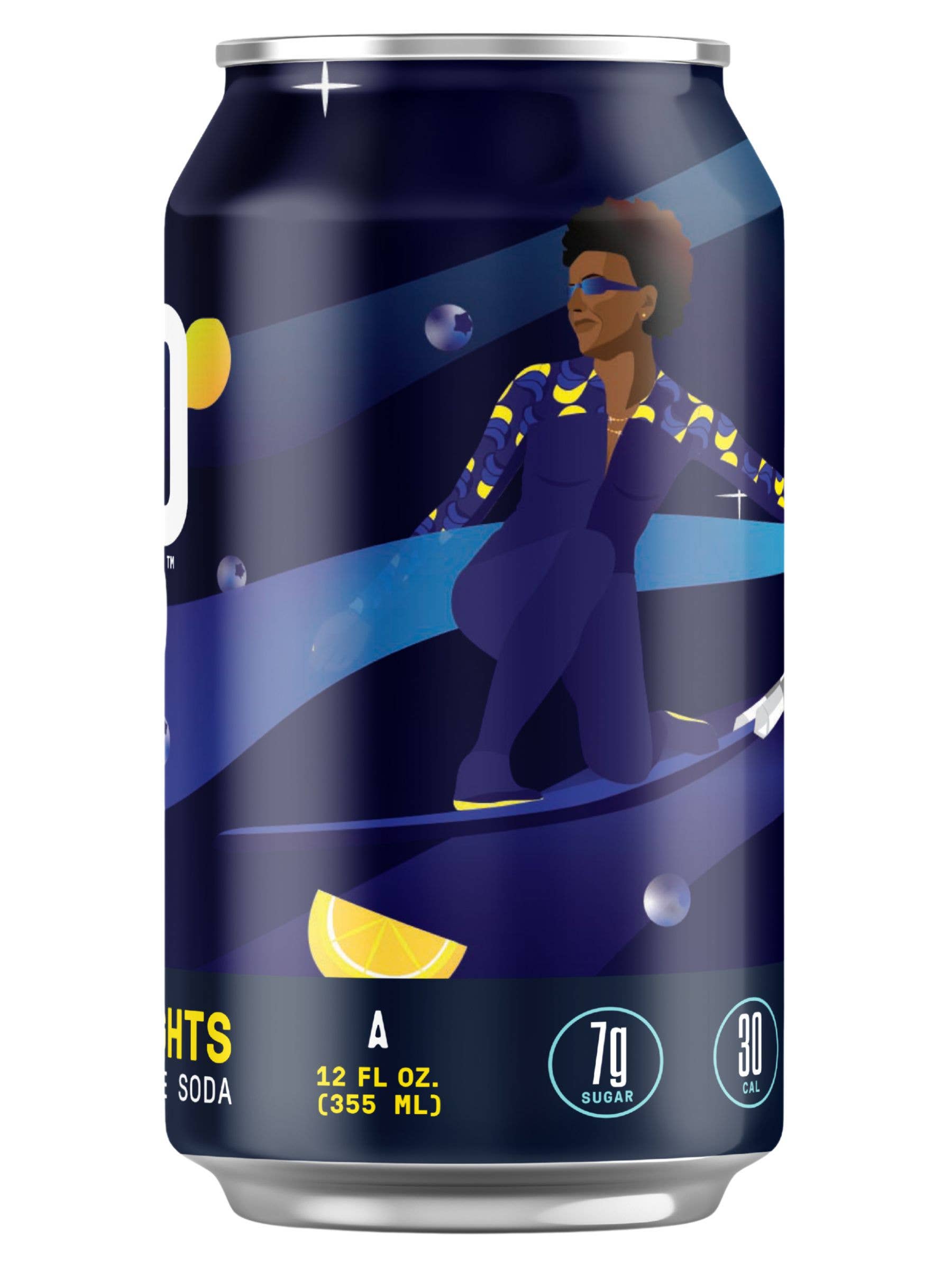 AFROPOP - Wholesale Soda/Carbonated Drink - Summer Nights: Blueberry Lemonade Soda2
