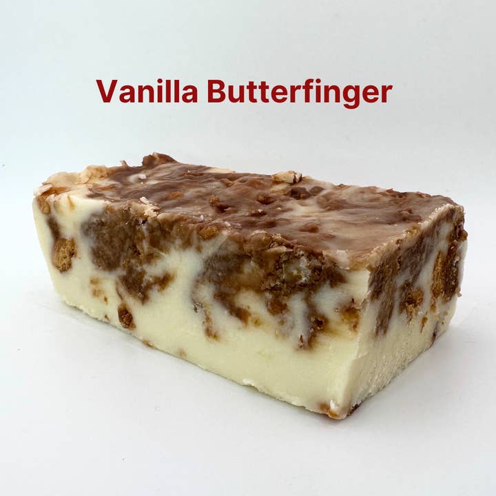 Nick's Wicked Tasty Fudge LLC - Wholesale Fudge - Vanilla Butterfinger Fudge (1/4 lb Wrap)