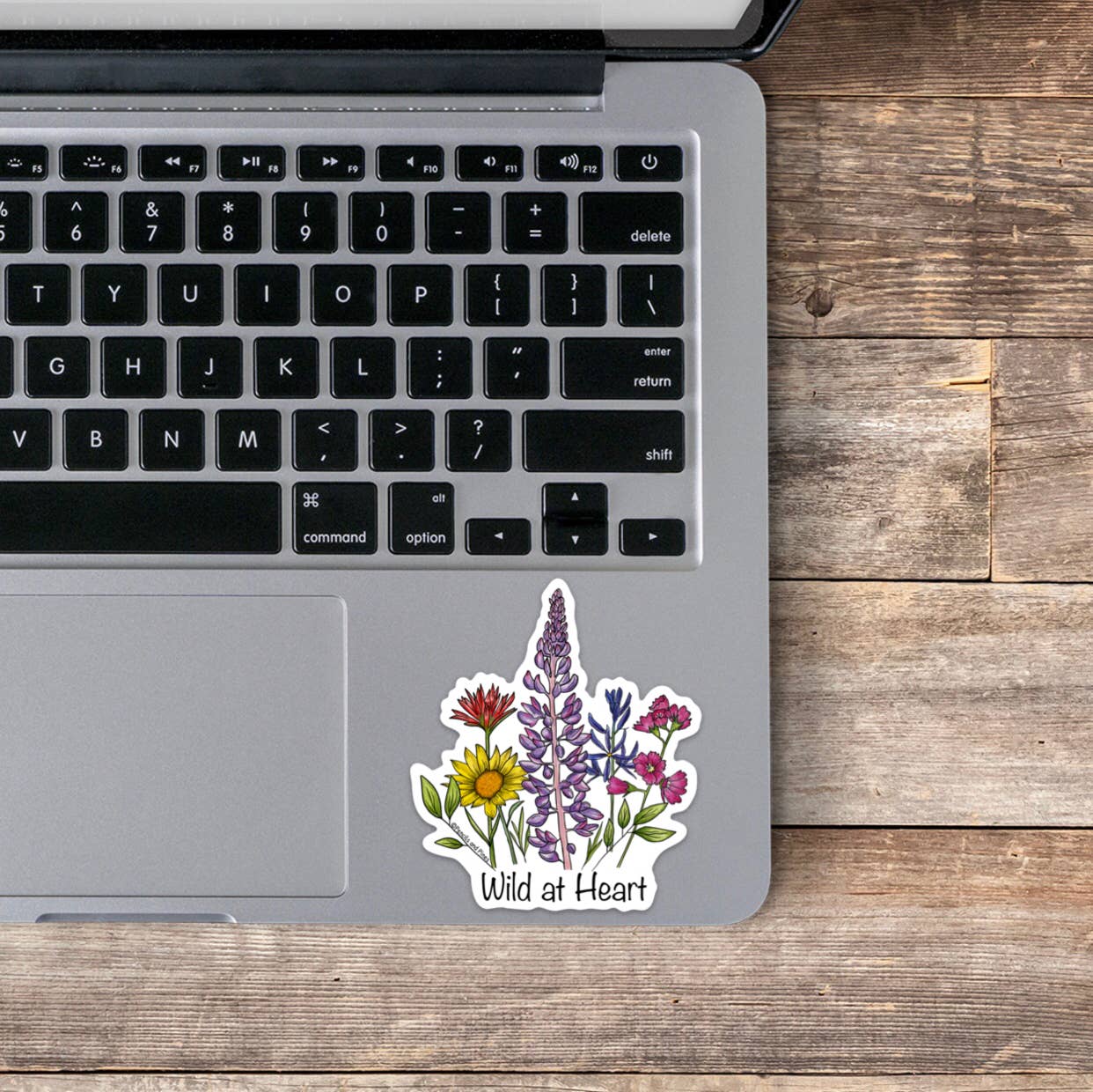 Pencils and Pines - Wholesale Sticker - ‘Wild at Heart’ Oregon Wildflower Sticker1