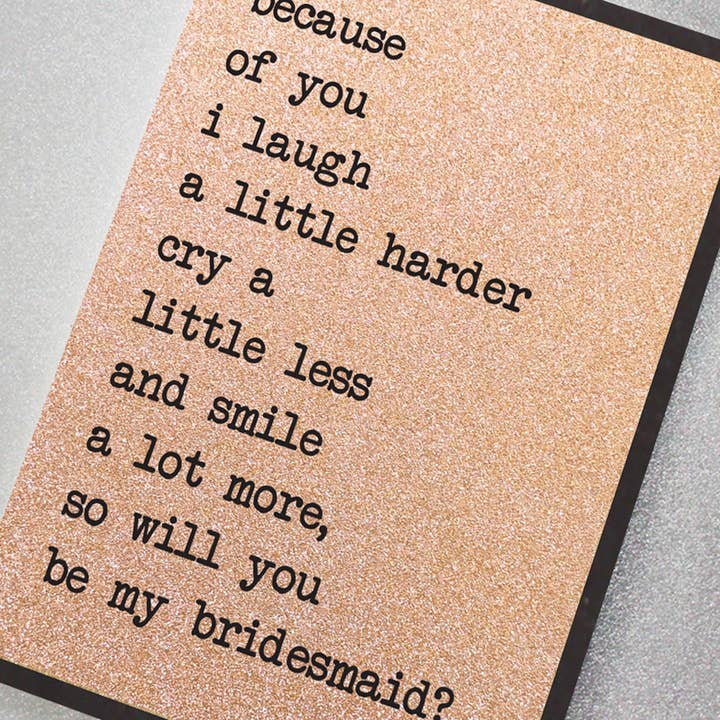 Because of You I Laugh a Little Harder for wholesale by Five Dollar Shake & Counting Stars