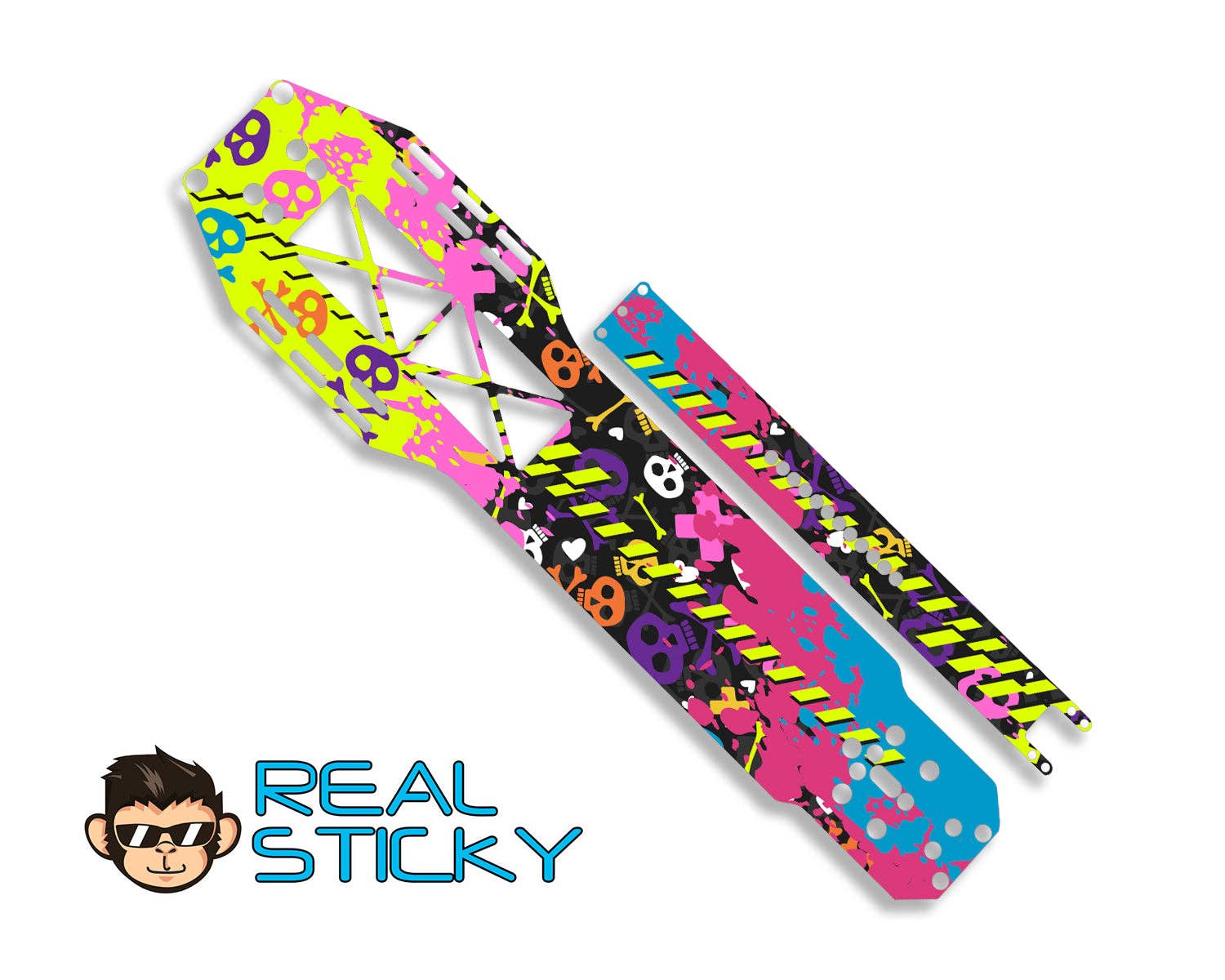 Real Sticky - Wholesale Sticker - Chassis Protector for Apollo Narrow - Pink Bad to the Bone0