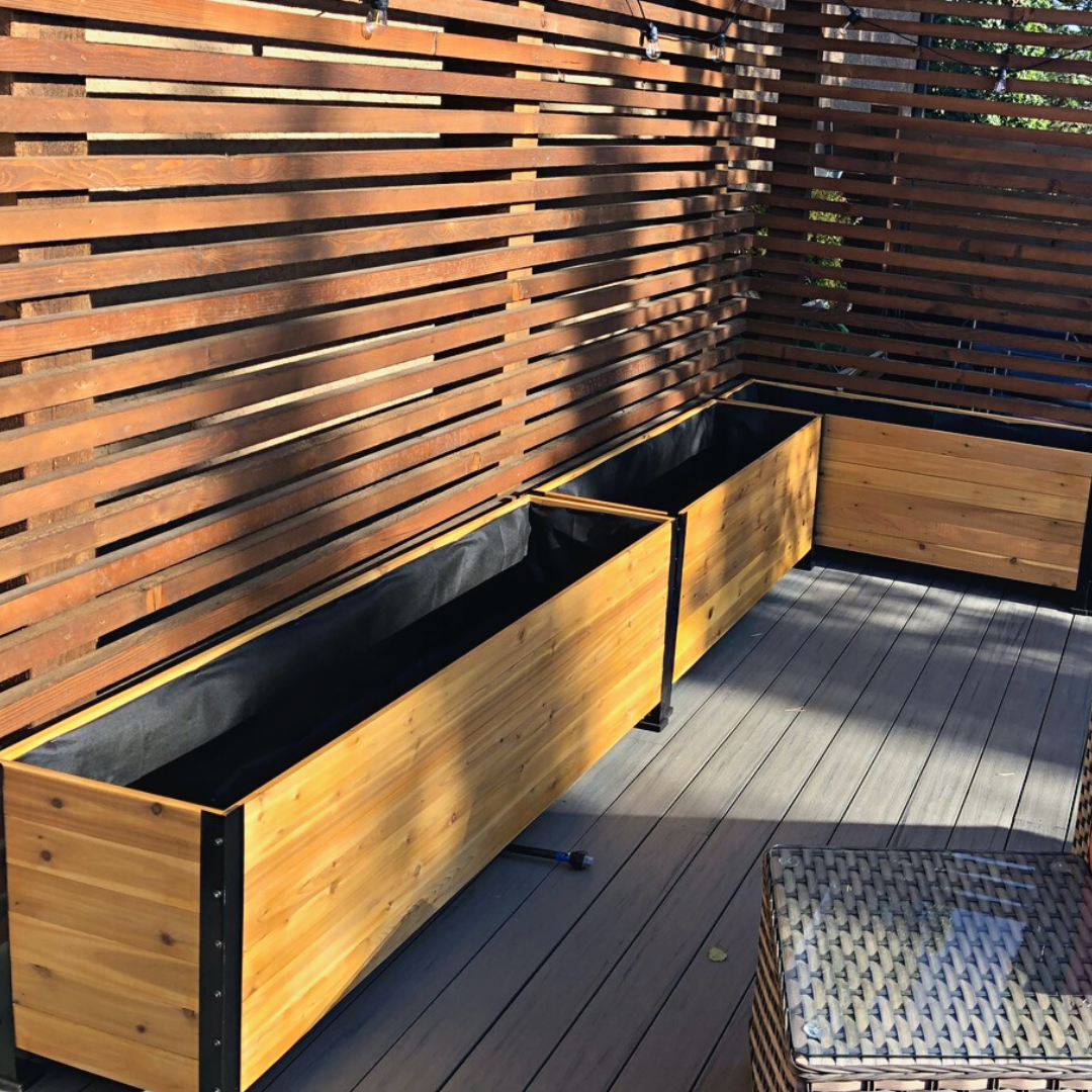 Cedar Planters - Wholesale Planter Box - 18" x 72" Planter Box - 24" Tall7