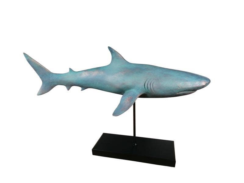 Michael & Philipp Noll e. K. - Wholesale Decorative Figurine - Shark Figure Statue XXL 59x24x38.5 cm4