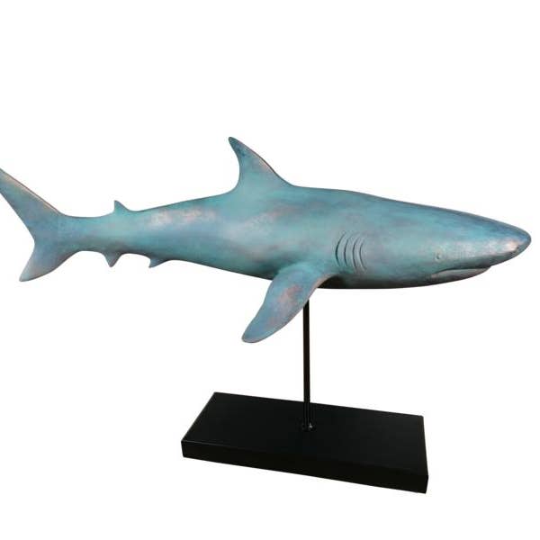 Michael & Philipp Noll e. K. - Wholesale Decorative Figurine - Shark Figure Statue XXL 59x24x38.5 cm4