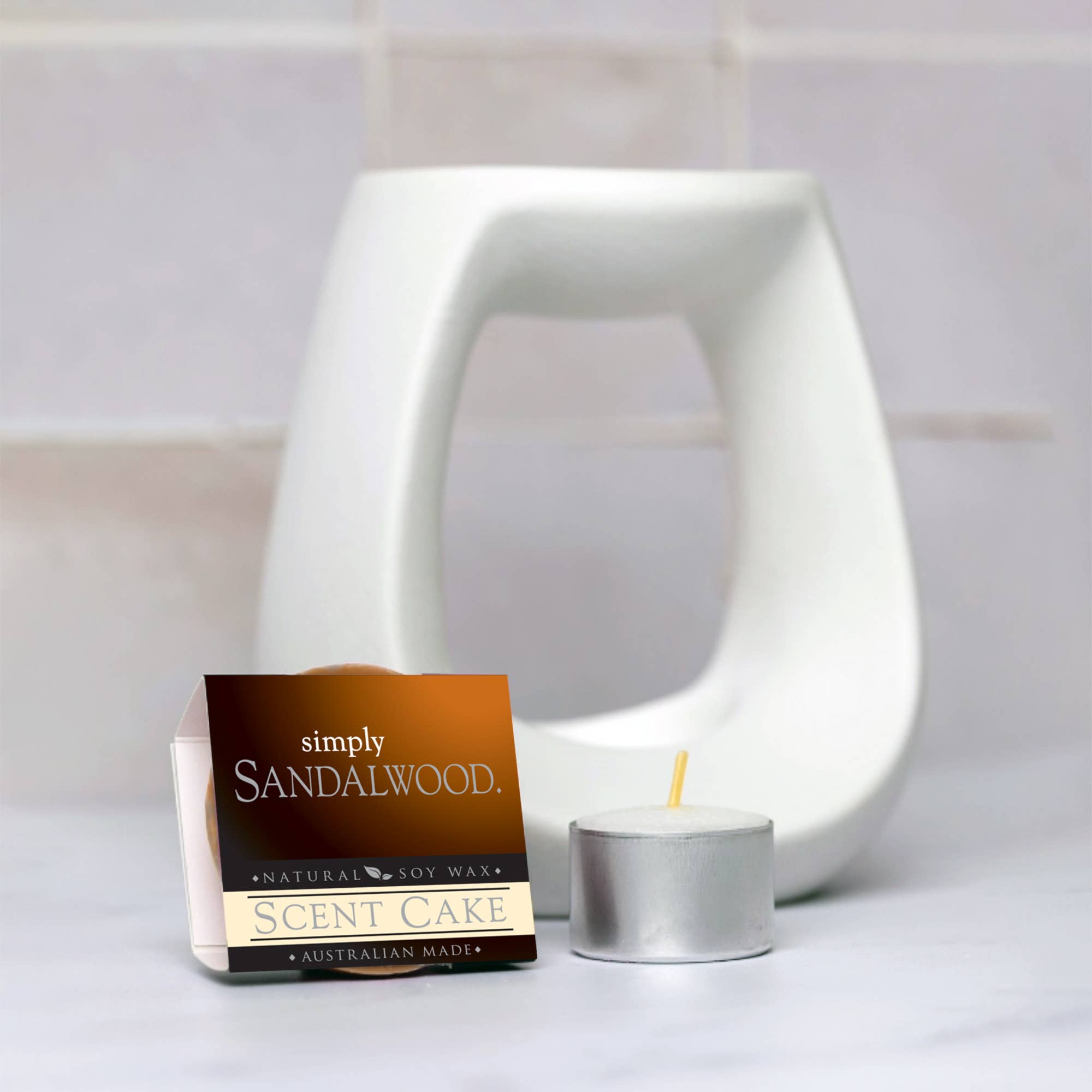 Buckley & Phillips Aromatics - Wholesale Wax melt - Sandalwood Scent Cake Tray (12 Cakes)2