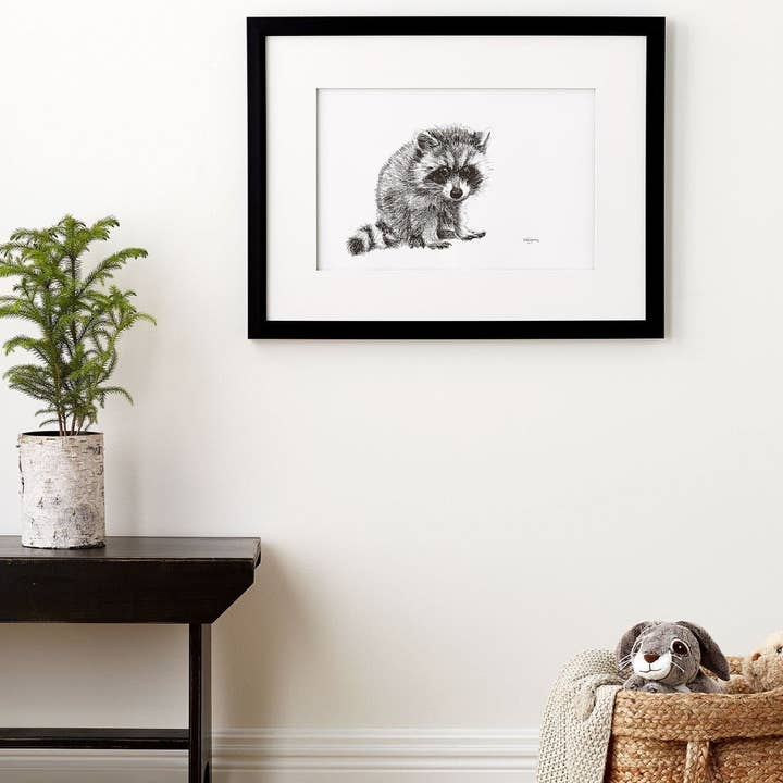 Adorable Baby Raccoon for wholesale by LE NID atelier