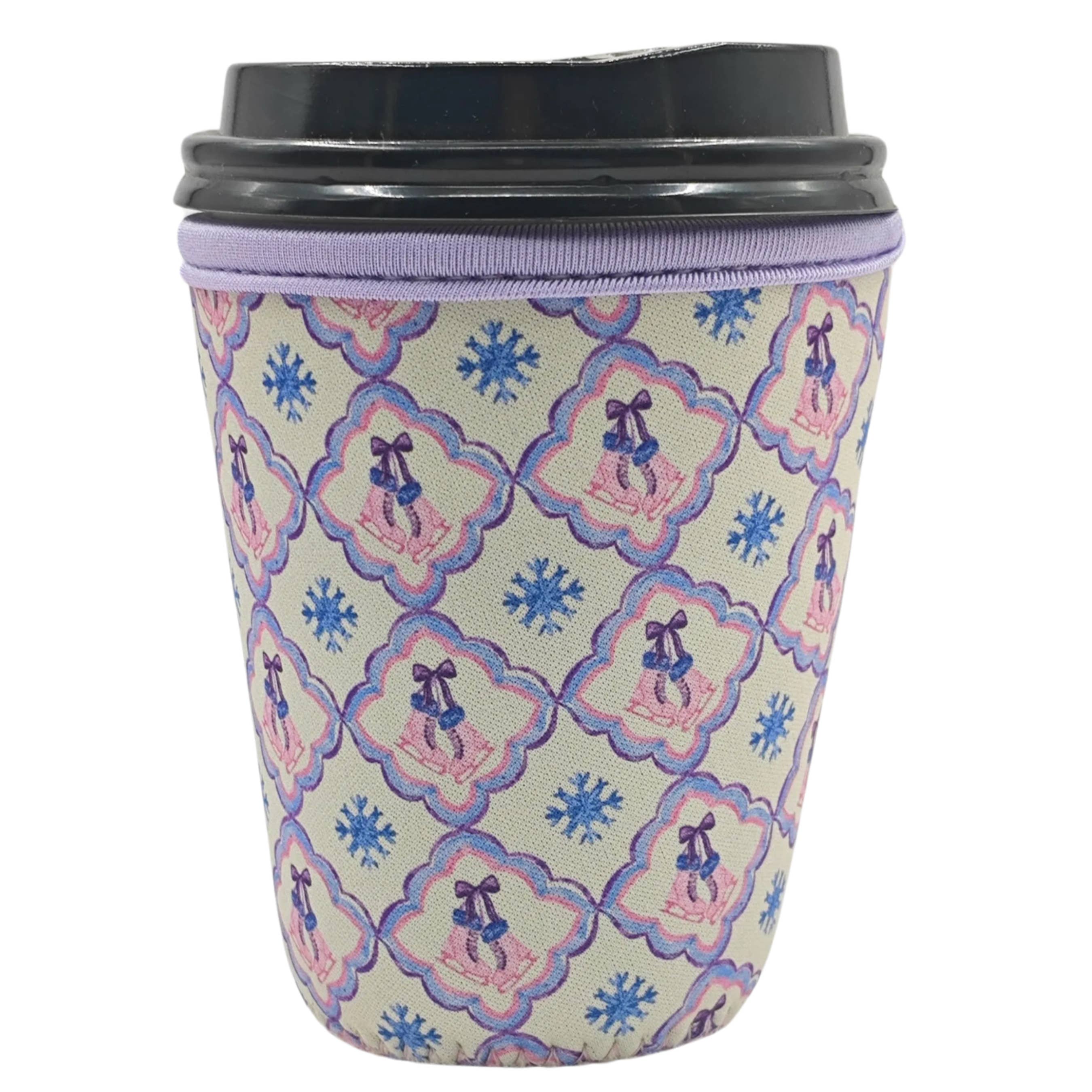 Ice Skates Winter Reusable Coffee Sleeve for wholesale by Kayla Noelle Co