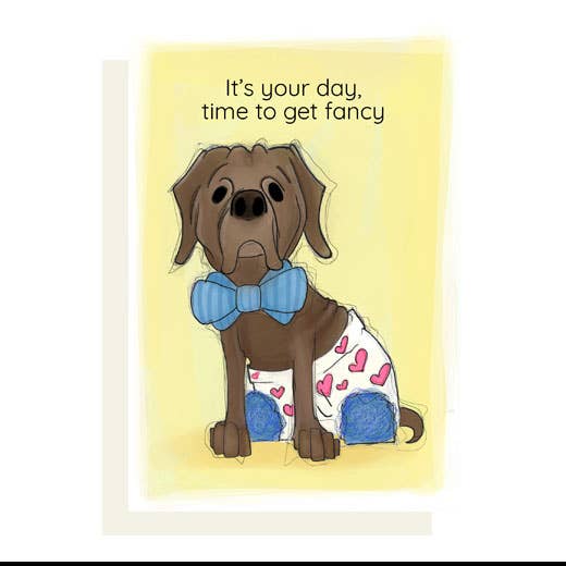 Get well greeting card animal: 5 by 7, blank inside (Copy) for wholesale by Scribble Scrabble