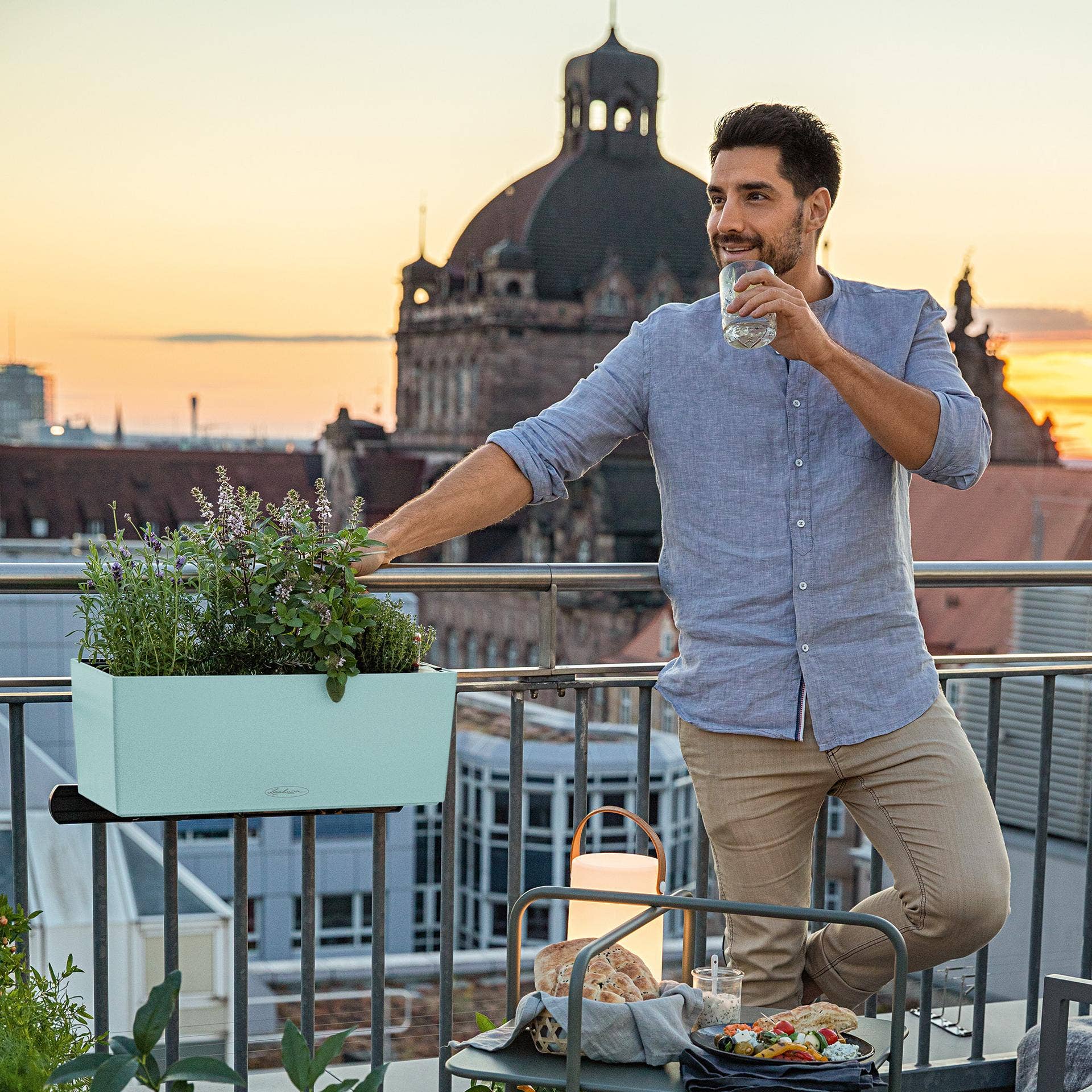 Lechuza Self Watering Planters – wholesale Planter box – LECHUZA BALCONERA Color Poly Resin Window Box18