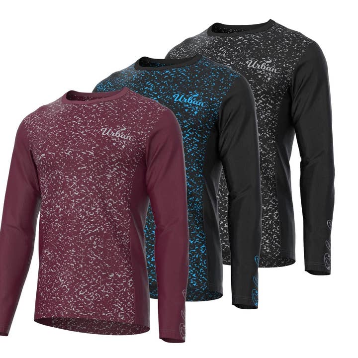 Camisola de Ciclismo de Manga Comprida para Homem "Noite Estrelada" MTB Mountain Bike por atacado de Urban Cycling Apparel